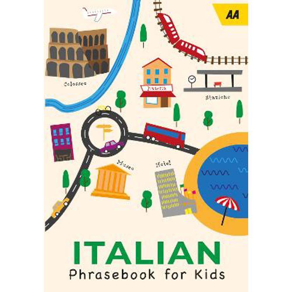 AA Italian Phrasebook for Kids: 2024 (Paperback)
